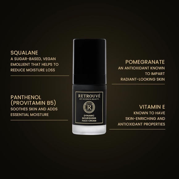 RETROUVE DYNAMIC NOURISHING FACE CREAM 15ML NEW UNUSED BOXED - Picture 3 of 7